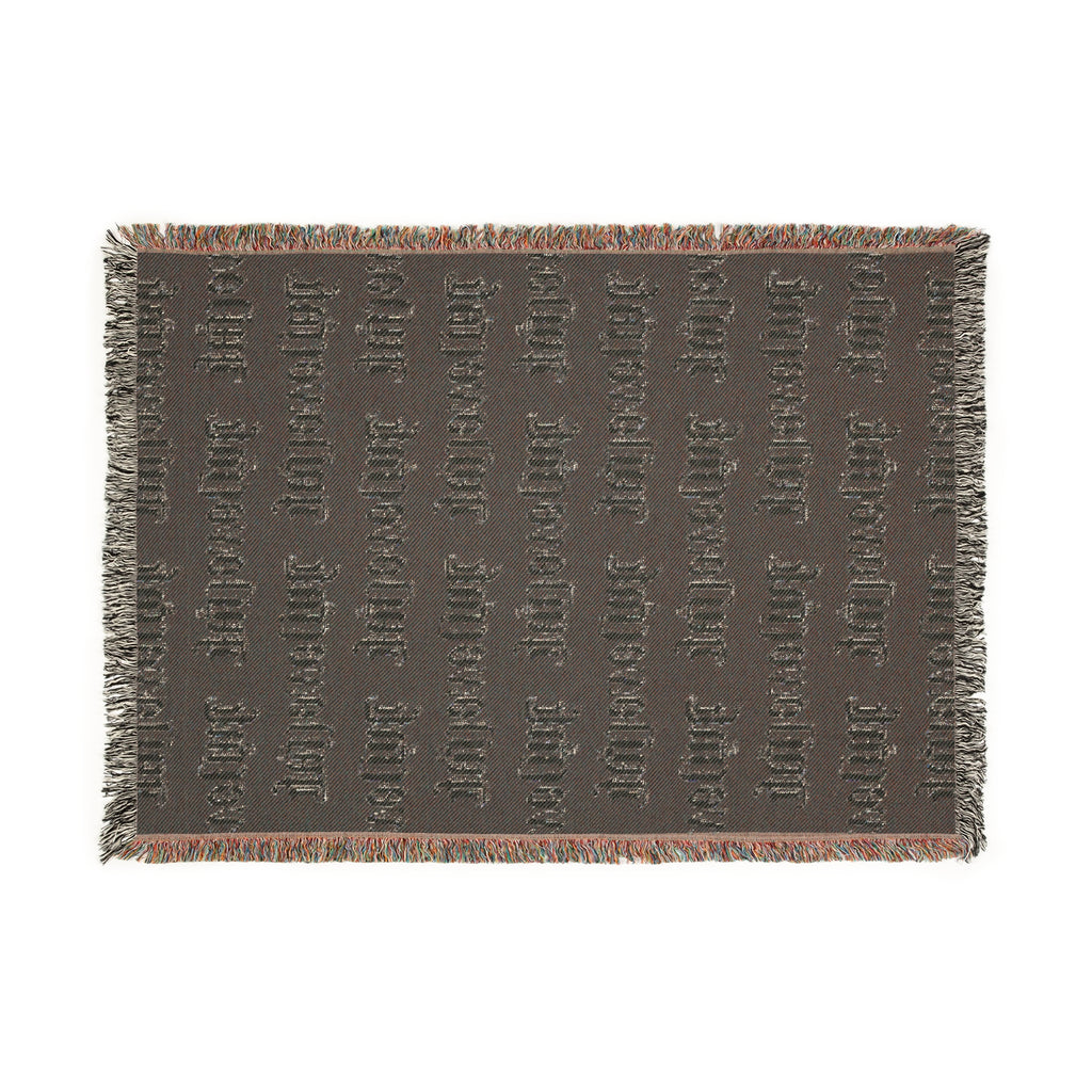 "Scroll" Woven Blanket