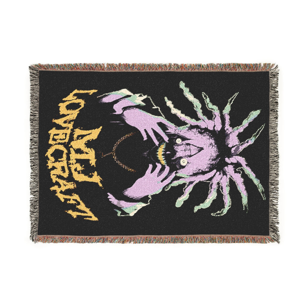 "You Should Smile More" Woven Blanket
