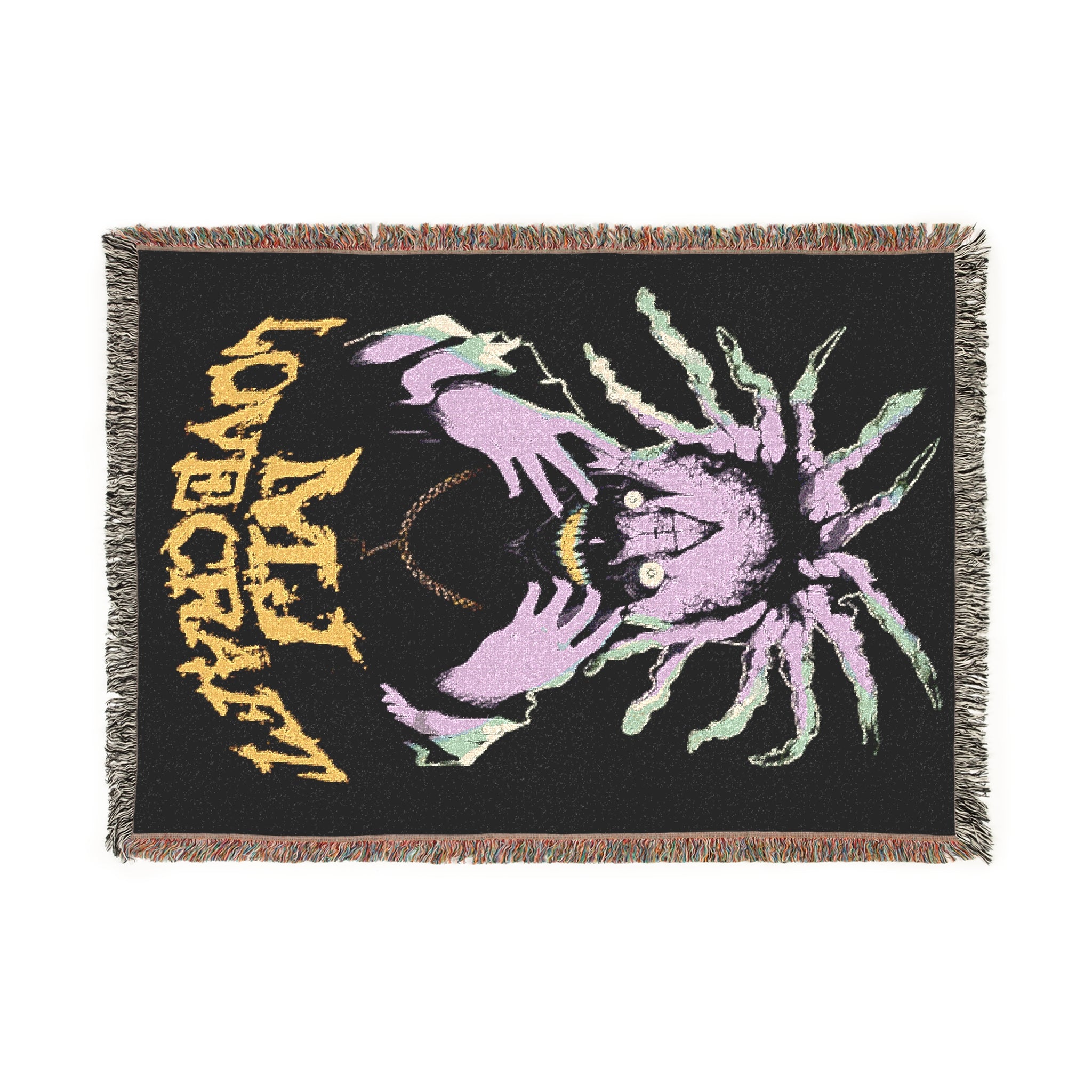"You Should Smile More" Woven Blanket